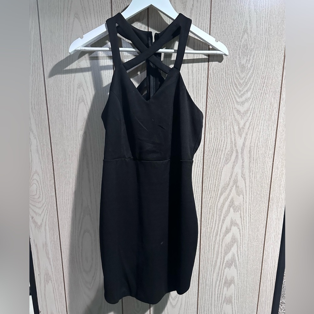 Windsor Strappy Black Dress